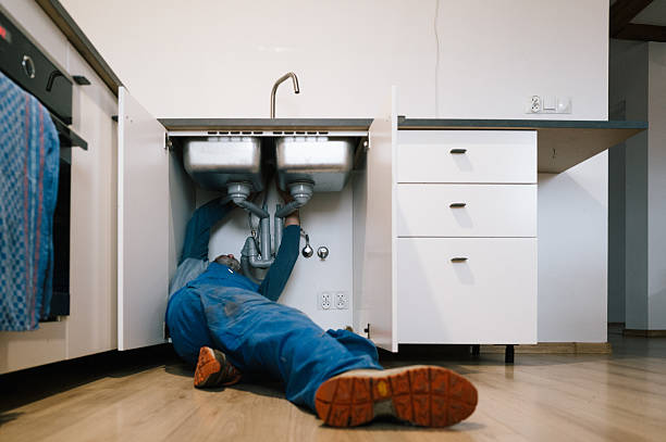 Professional Drain Cleaning technician working in Brittany, LA